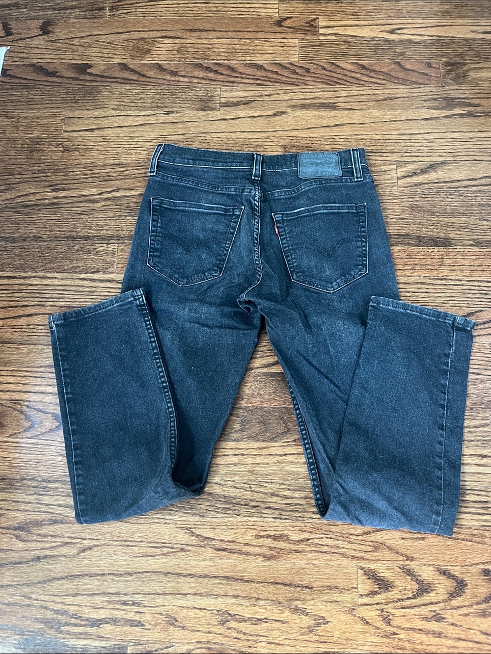 Levi's 511 Men's Straight Jeans in Washed Black W31 L32
